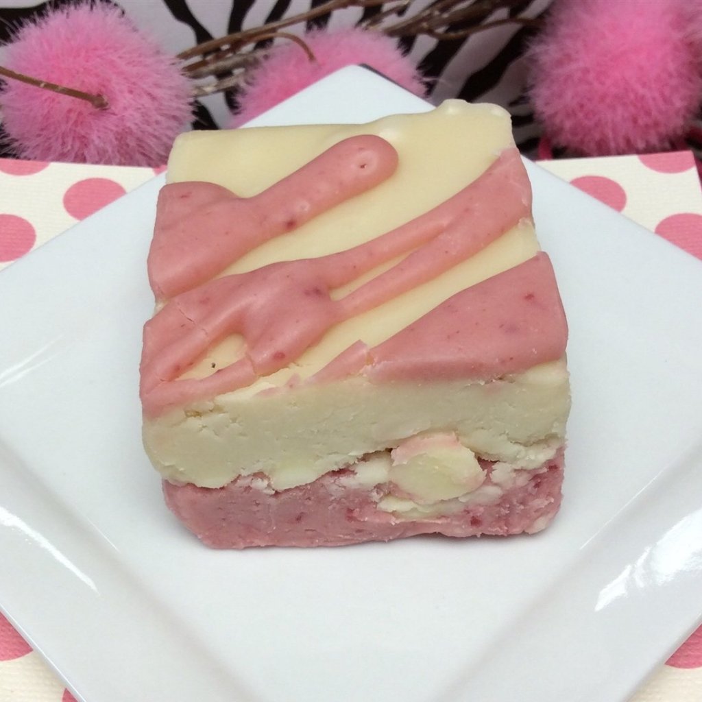Raspberry White Chocolate Cream Cheese Fudge Fudge Hut