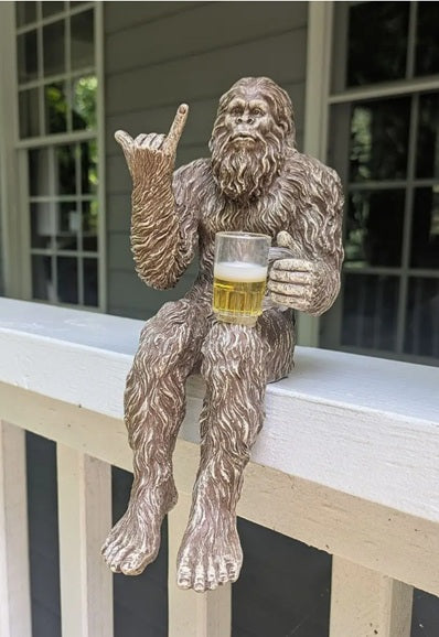 Beer-Drinking Bigfoot Statue