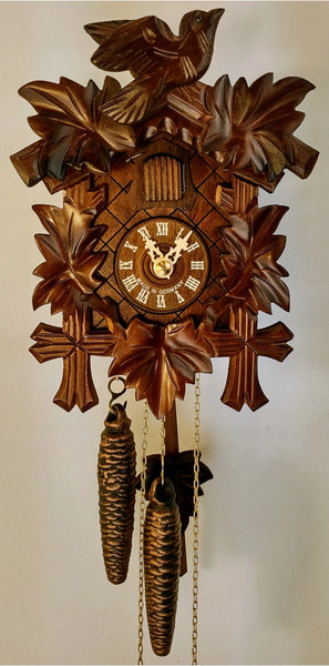 Bird & Leaf Mechanical Cuckoo Clock