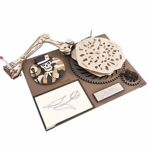 ROKR Da Vinci's Drawmaton Wooden Drawing Robot