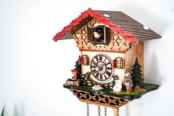 Hedwig Cuckoo Clock - Owl Figurine, Melodies & Cuckoo Call