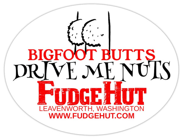 "Bigfoot Butts" Sticker